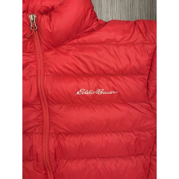 Eddie Bauer Men’s Goose Down Puffer Jacket Quilted Lightweight Hiking Tall XL - Picture 2 of 5